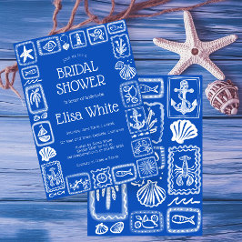 LoveNotes van het Zee Vrijgezellenfeest Modern CUS Kaart