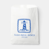 LoveNotes van Zee Lighthouse CUSTOM Vrijgezellenfe Bedankzakje (Voorkant)