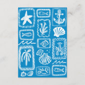 LoveNotes van Zee Modern CUSTOM QR Vrijgezellenfee Informatiekaartje (Achterkant)