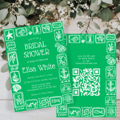 LoveNotes van Zee Modern CUSTOM QR Vrijgezellenfee Kaart