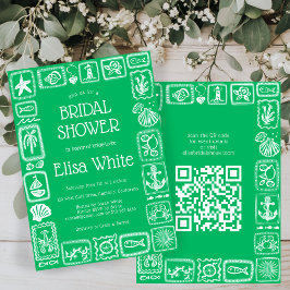 LoveNotes van Zee Modern CUSTOM QR Vrijgezellenfee Kaart