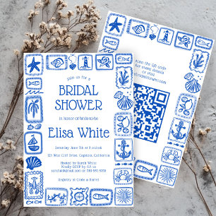 LoveNotes van Zee Modern CUSTOM QR Vrijgezellenfee Kaart