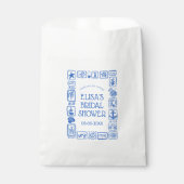 LoveNotes van Zee Modern CUSTOM Vrijgezellenfeest Bedankzakje (Voorkant)