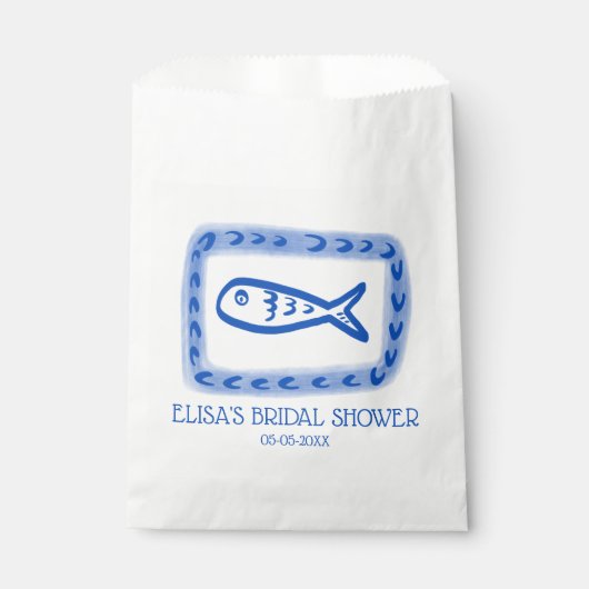 LoveNotes van Zee Schattigee vis CUSTOM Vrijgezell Bedankzakje (Voorkant)