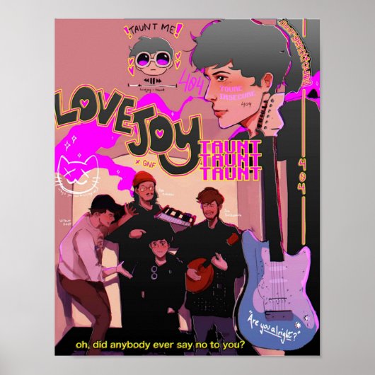 lovensband loveite loveite loveite loveite poster (Voorkant)