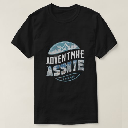 Lovent me Assye Ik zie je T-shirt (Design voorkant)
