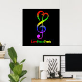 LovePeaceMusic-poster Poster (Thuiskantoor)