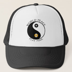 LovePeaceWhite Trucker Pet