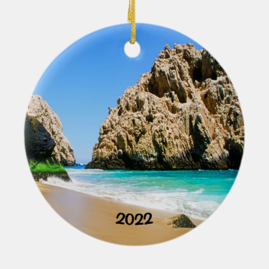 Lover Beach, Cabo San Lucas Keramisch Ornament (Achterkant)