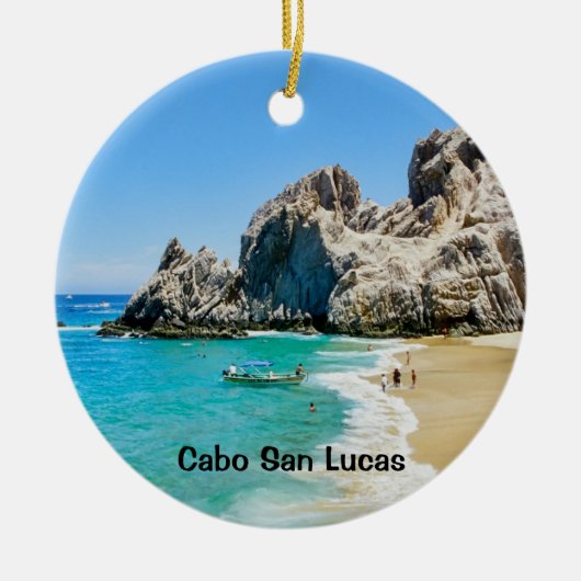 Lover Beach, Cabo San Lucas Keramisch Ornament (Voorkant)