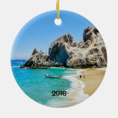 Lover Beach, Cabo San Lucas Keramisch Ornament (Achterkant)