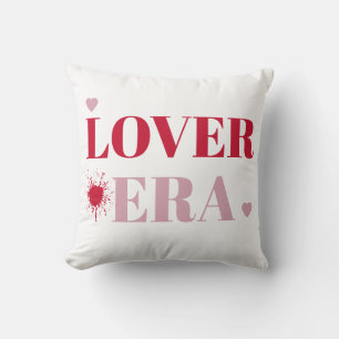 Lover Era Valentijnsdag   Roze & Rode Harten Kussen