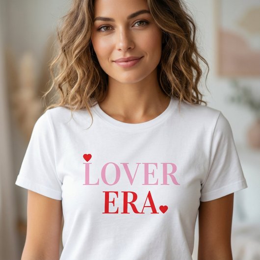 Lover Era Valentine's Day | Pink & Red Hearts  Tri-Blend Shirt