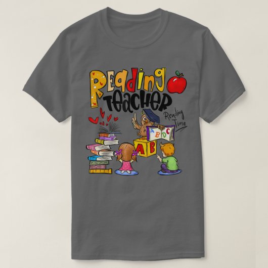 Lover Funny Teacher Terug naar S T-shirt (Design voorkant)