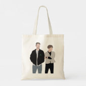 Lover geeft de driver Era Rocky en Ross Lynch Cla Tote Bag (Achterkant)