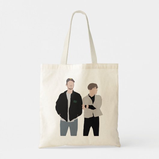 Lover geeft de driver Era Rocky en Ross Lynch Cla Tote Bag (Achterkant)