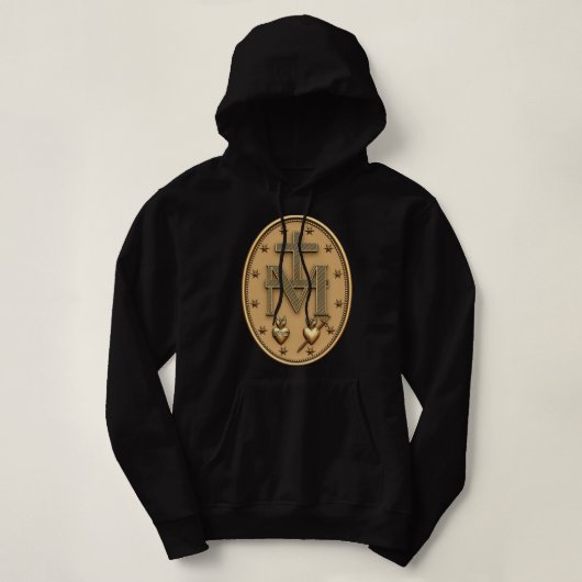 Lover geeft ons Lady Peace Retro  Hoodie (Design voorkant)