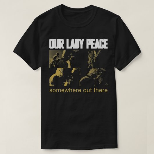 Lover geeft onze Lady Rock Band Peace Gift voor Mo T-shirt (Design voorkant)
