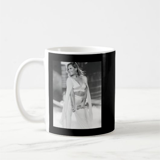 Lover Gift Famous Helene Beauful Fischer-Vrouw Koffiemok (Links)