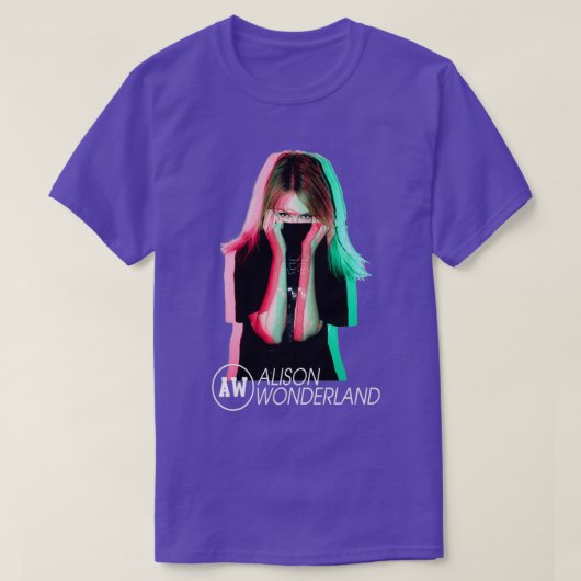 Lover Gifts Alison Wonderland AW T-shirt (Design voorkant)