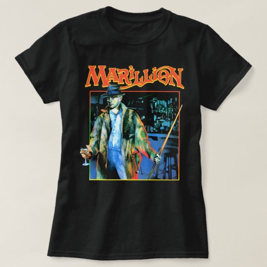 Lover Gifts Marillion Retro  T-shirt (Design voorkant)