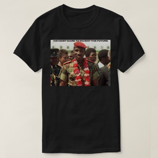 Lover Gifts President Thomas Of Burkina Sankara Fa T-shirt (Design voorkant)