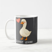 Lover Goose And Fighter Goose, Funny Couple Goose  Koffiemok (Links)