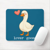 Lover Goose And Fighter Goose, Funny Couple Goose  Muismat (Met muis)