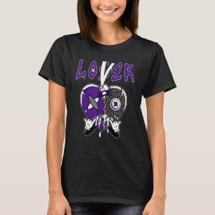 Lover Heart Cry, donkere irisk 3s Matchi T-shirt