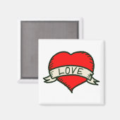 Lover Heart Shape Tekening Magneet (Voorkant / Achterkant)