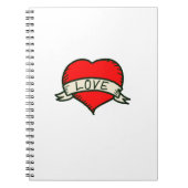 Lover Heart Shape Tekening Notitieboek (Voorkant)