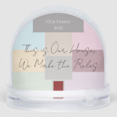 Lover House Snow Globe Sneeuwbol (Achterkant)