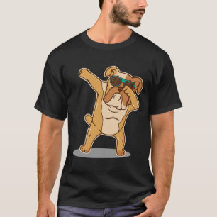 Lover I Dabbing Engelse Bulldog T-shirt