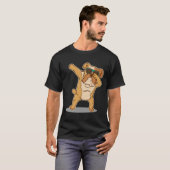 Lover I Dabbing Engelse Bulldog T-shirt (Voorkant volledig)