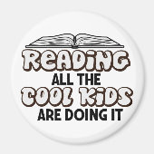 Lover Magnet van boek lezen (Voorkant)