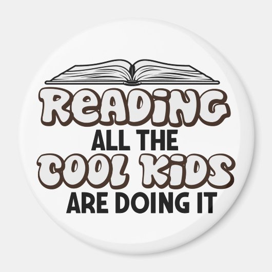 Lover Magnet van boek lezen (Voorkant)