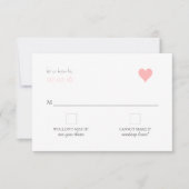 {Lover} Modern Wedding RSVP (Voorkant)
