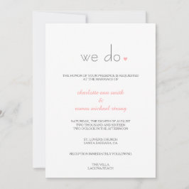 {Lover} Modern Wedding Uitnodiging