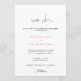 {Lover} Modern Wedding Uitnodiging