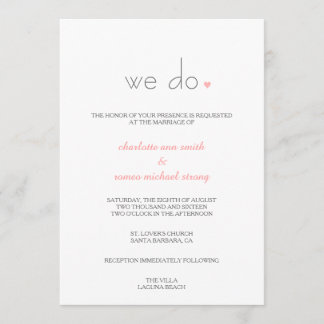 {Lover} Modern Wedding Uitnodiging