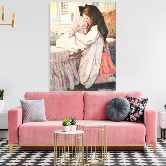 Lover Sighing als een Furnace Print (Insitu (Woonkamer))