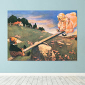 Lover Sighing als een Furnace Print (Insitu (Houten vloer))