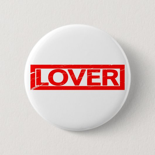 Lover Stamp Ronde Button 5,7 Cm (Voorkant)