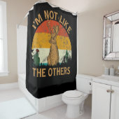 Lover Style Sunset Cactus Jackalope | Rabbit Lover Douchegordijn (In situ)