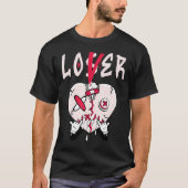 Lover toont het T-shirt van de hartslag om laag Ar (Voorkant)
