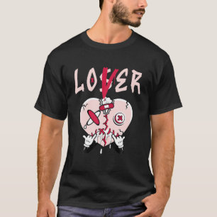 Lover toont het T-shirt van de hartslag om laag Ar