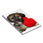 Lover Valentijn Havanese Puppy Dog Notitieboek (Rechterzijde)