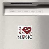 Lover van muziek_ magneet (Insitu (Vaatwasser))