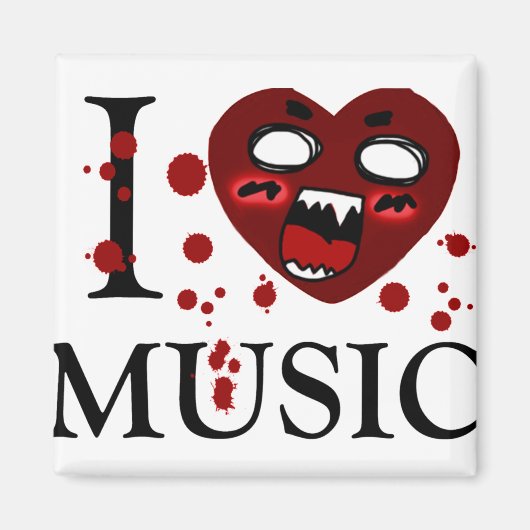 Lover van muziek_ magneet (Voorkant)