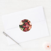 Lover van Orchids_ Ronde Sticker (Envelop)